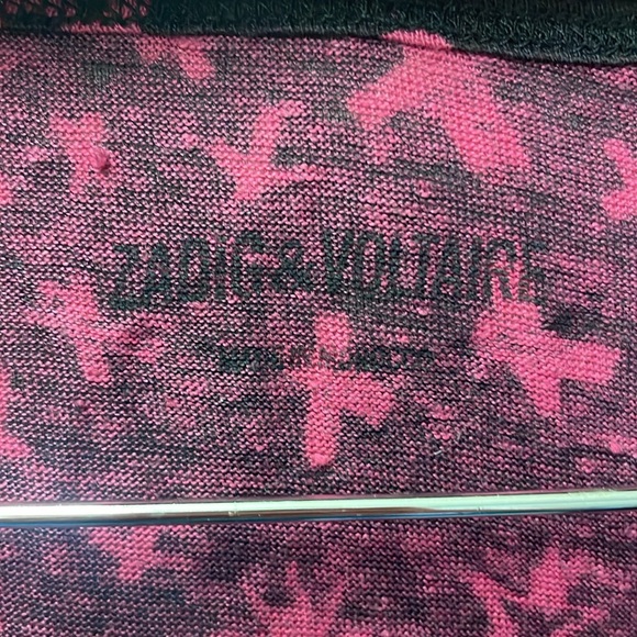 Worn once! Women’s Small linen Z&V T-shirt - Picture 3 of 5